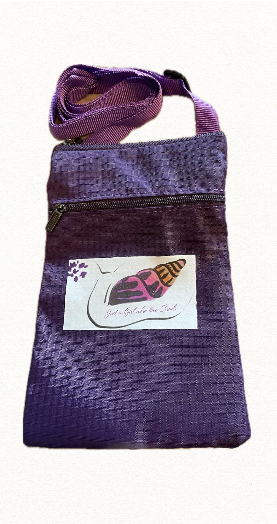 Mini Sac à Bandoulière "Just a Girl who love Snail"