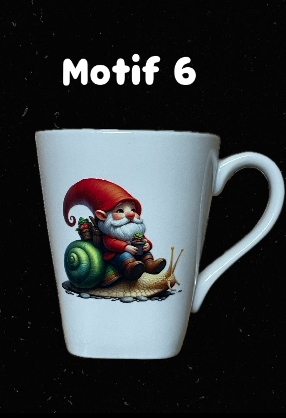 tasse a café ou thé motif escargot