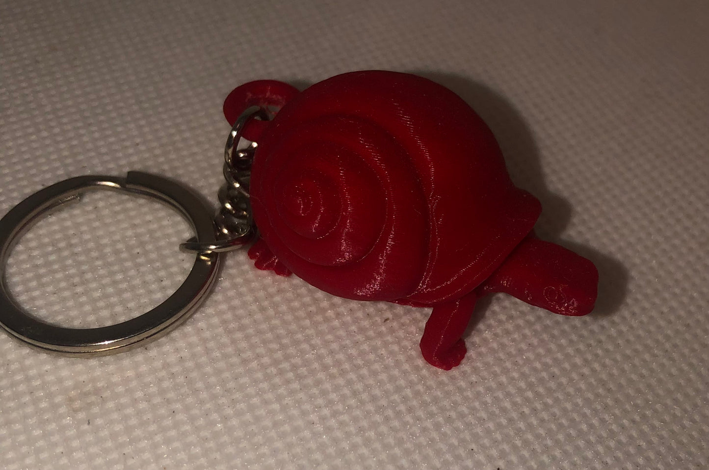 Turtle snail keychain