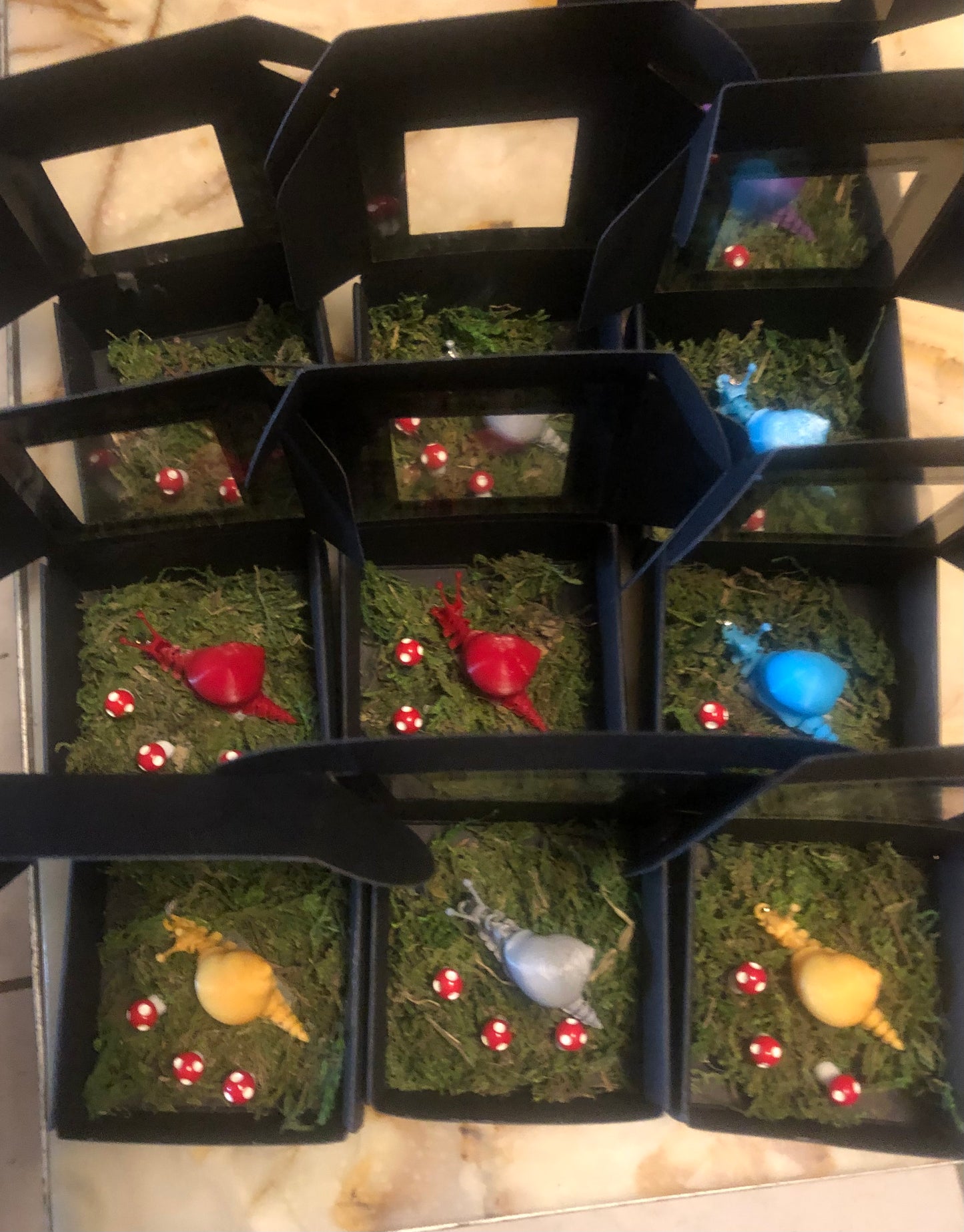 collier bijou escargot articulé