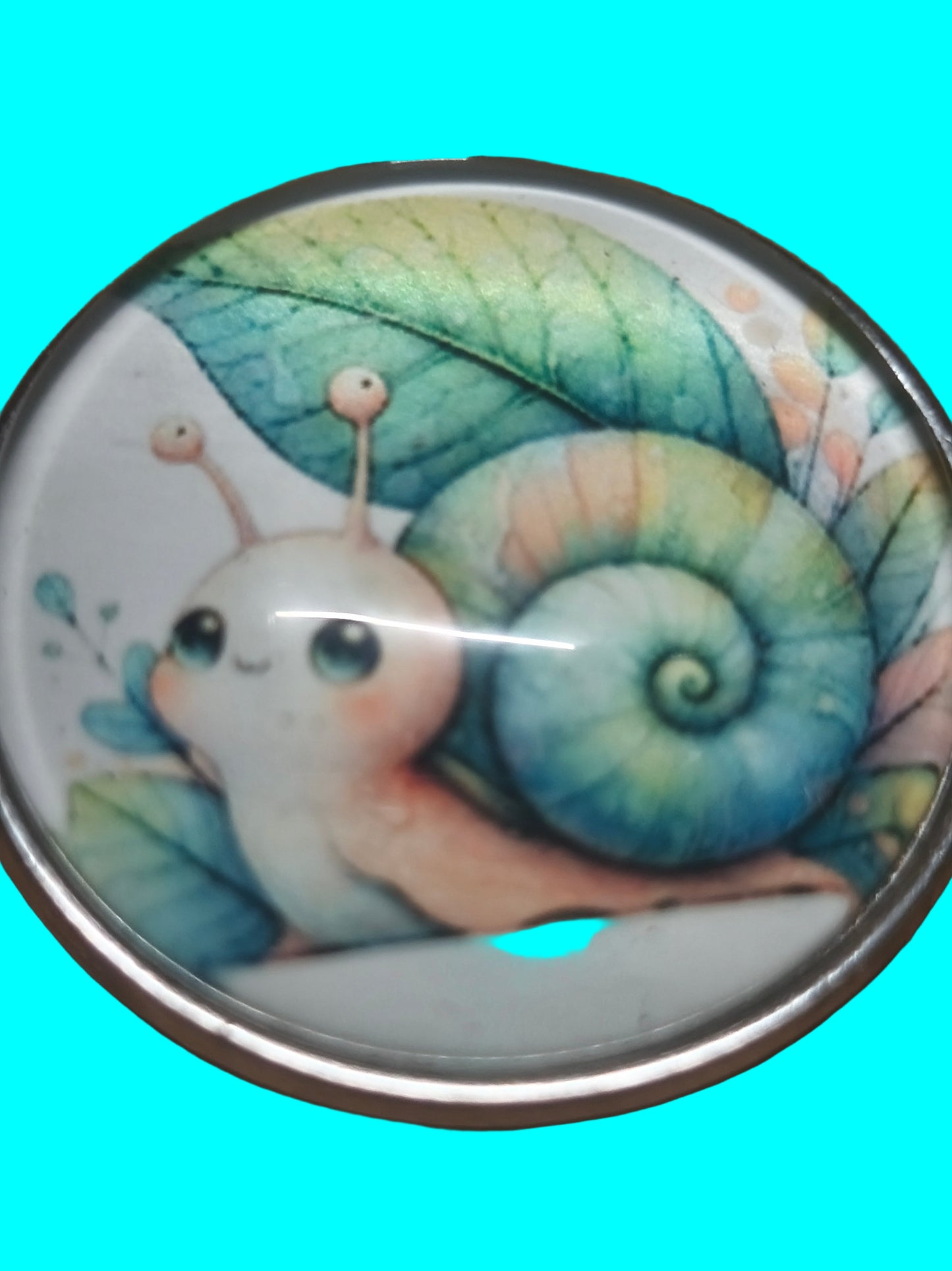 Pendentif motif escargot