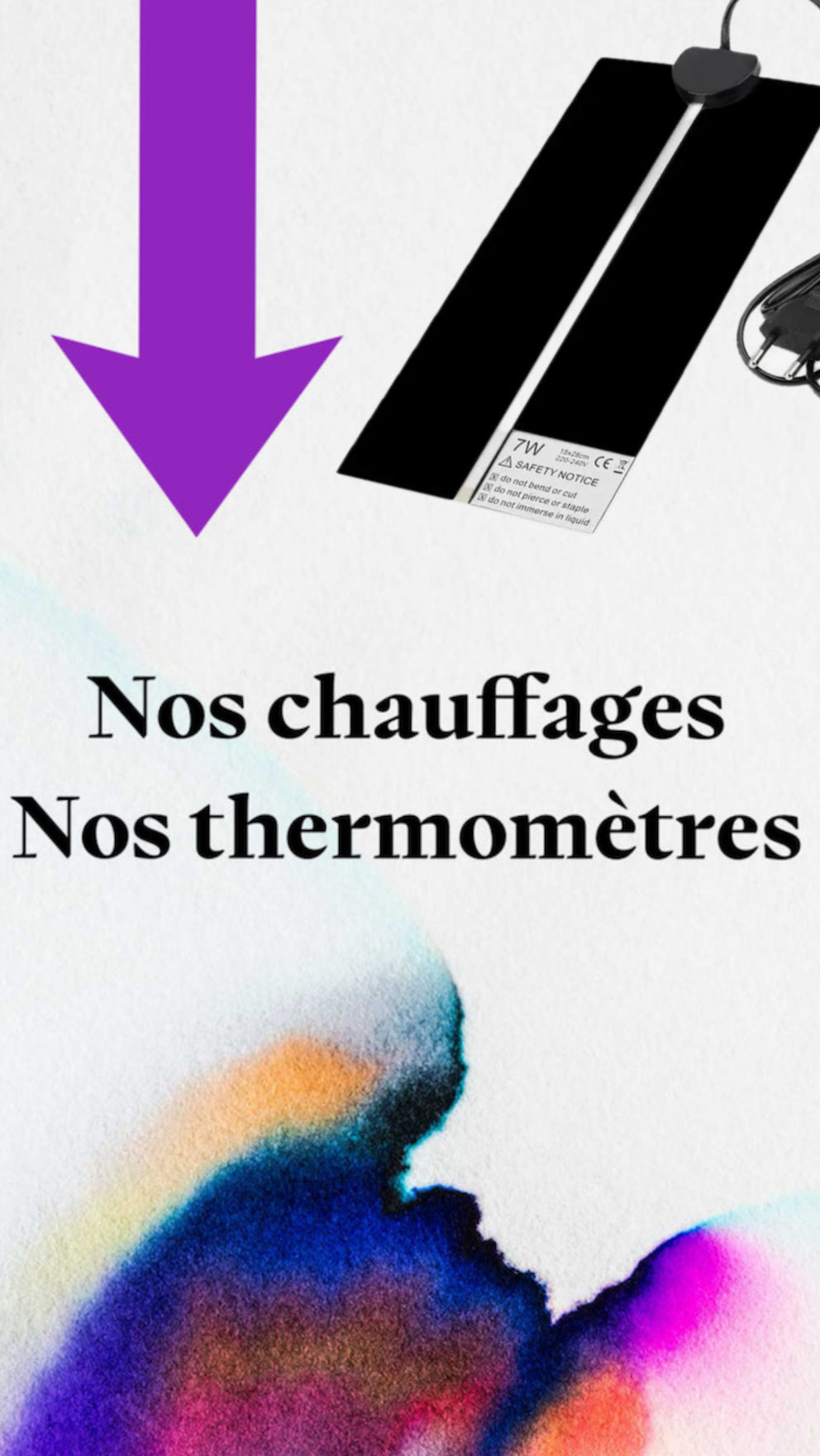 Chauffages pour terrariums