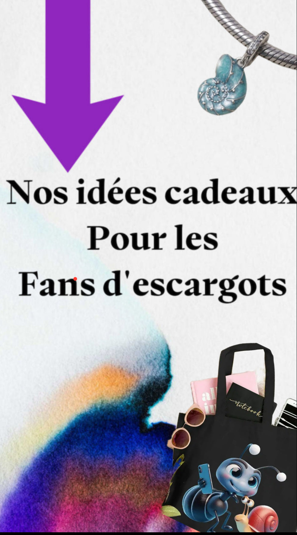 Idée cadeau pour grands et petits pour les fans des Escargots