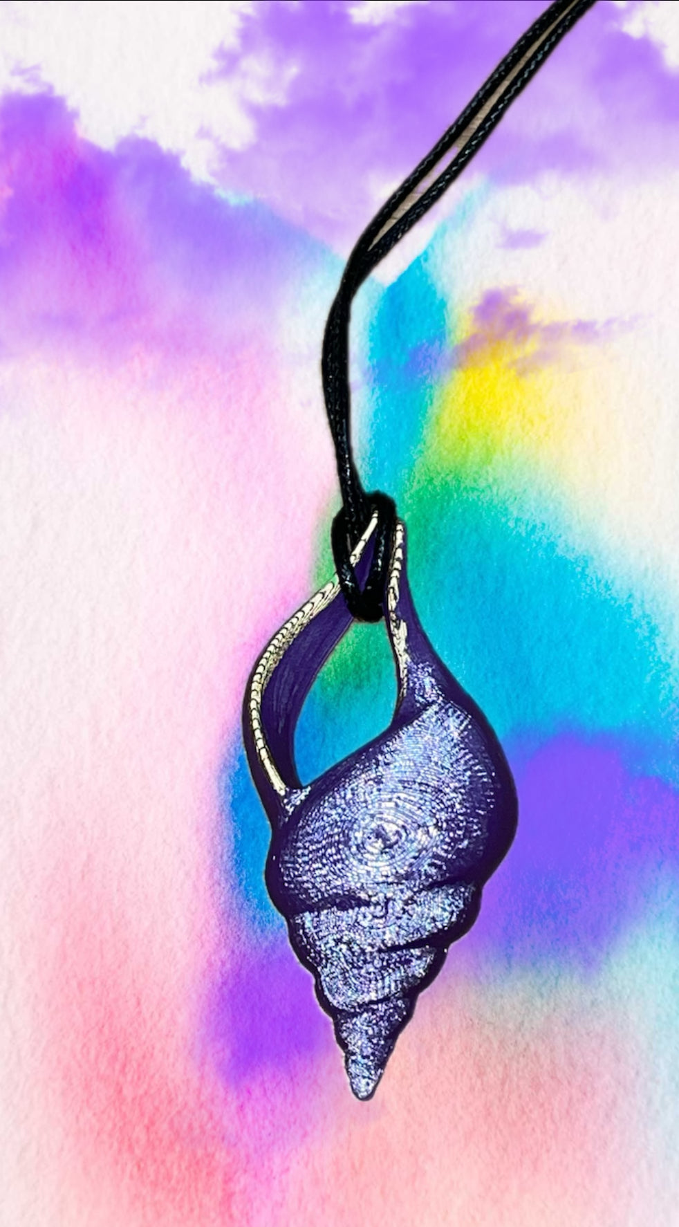 collier escargot 3d