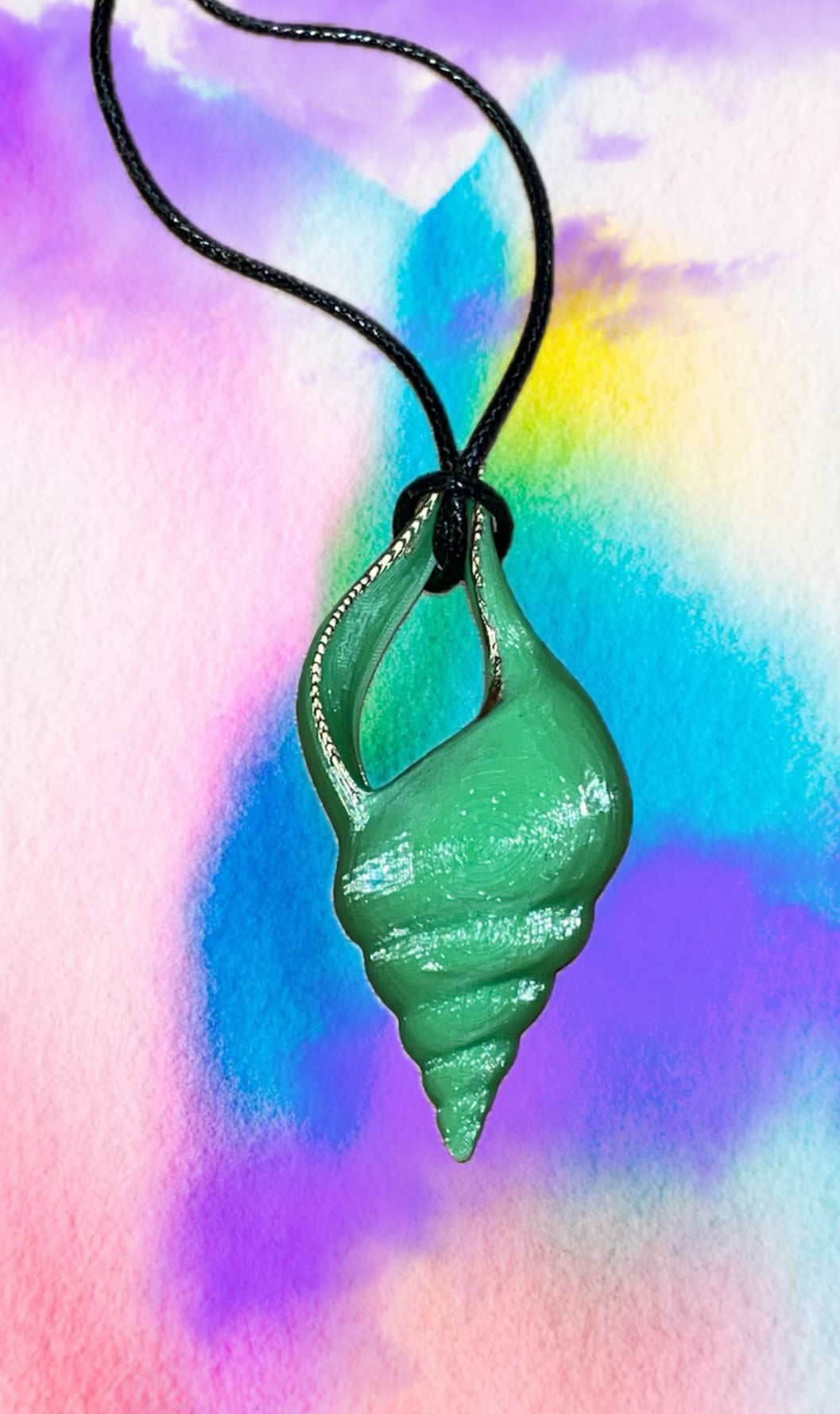 collier escargot 3d