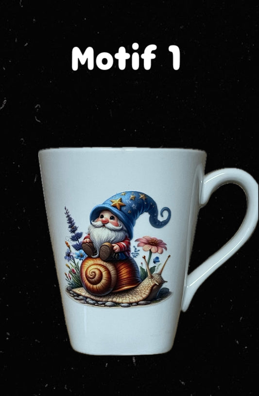 tasse a café ou thé motif escargot