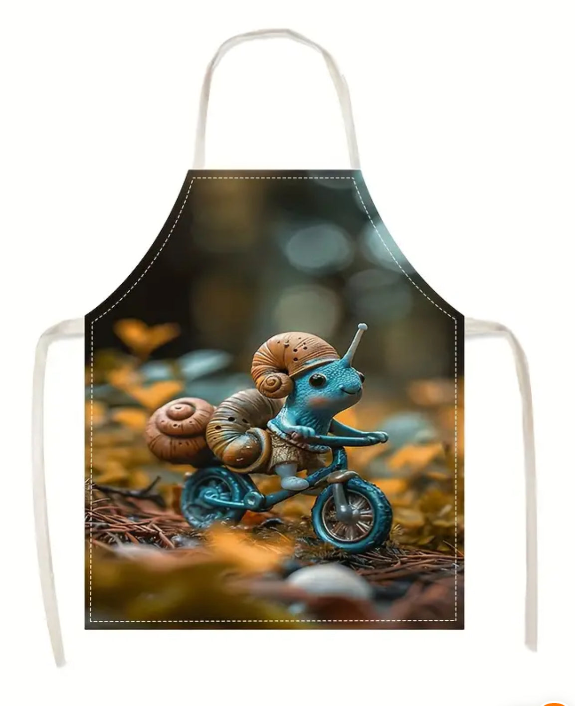 tablier de cuisine motif escargot