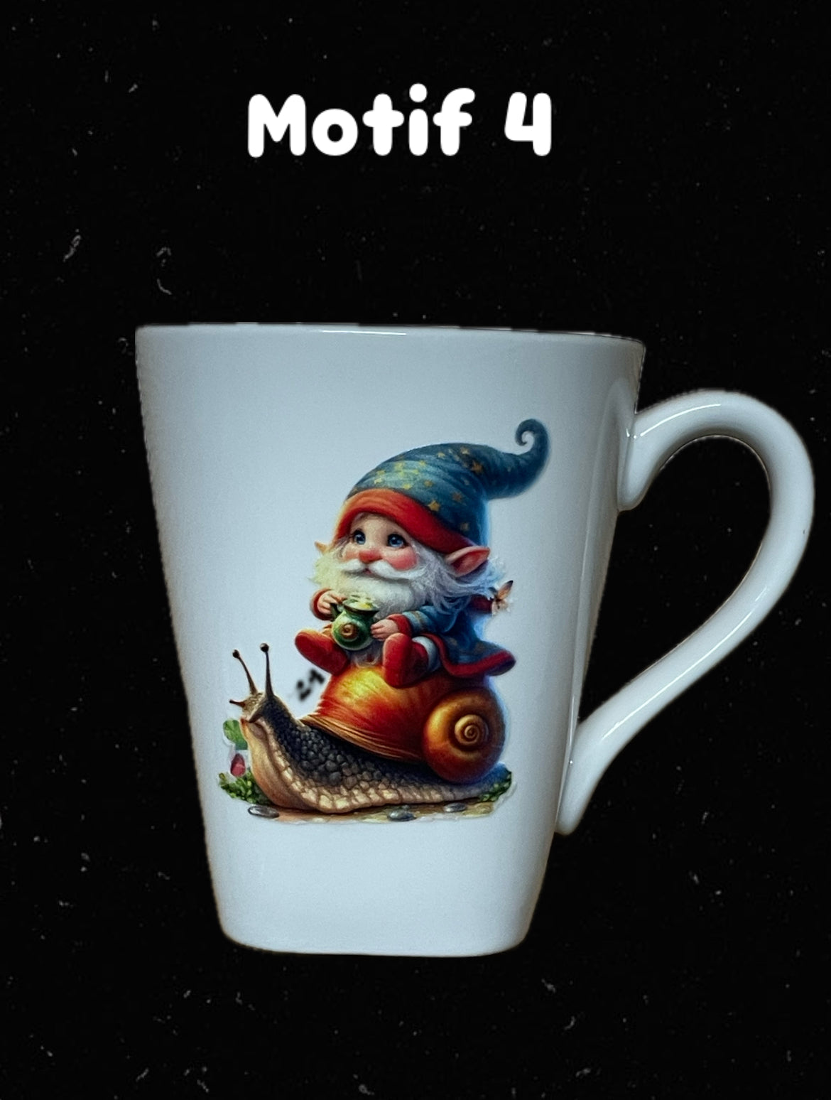 tasse a café ou thé motif escargot