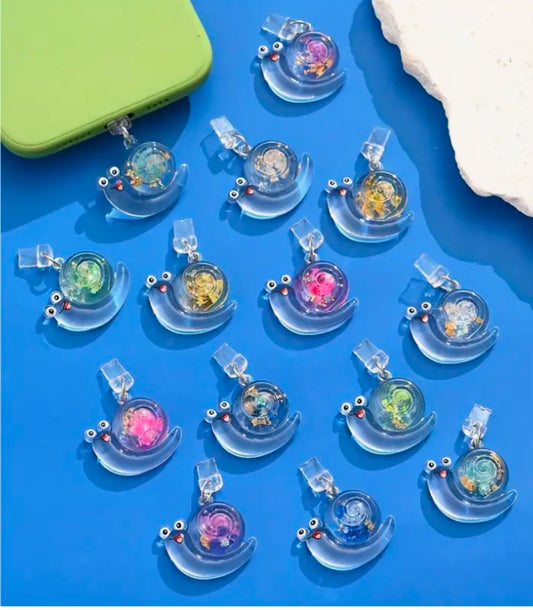 pendentif pour téléphone escargot
