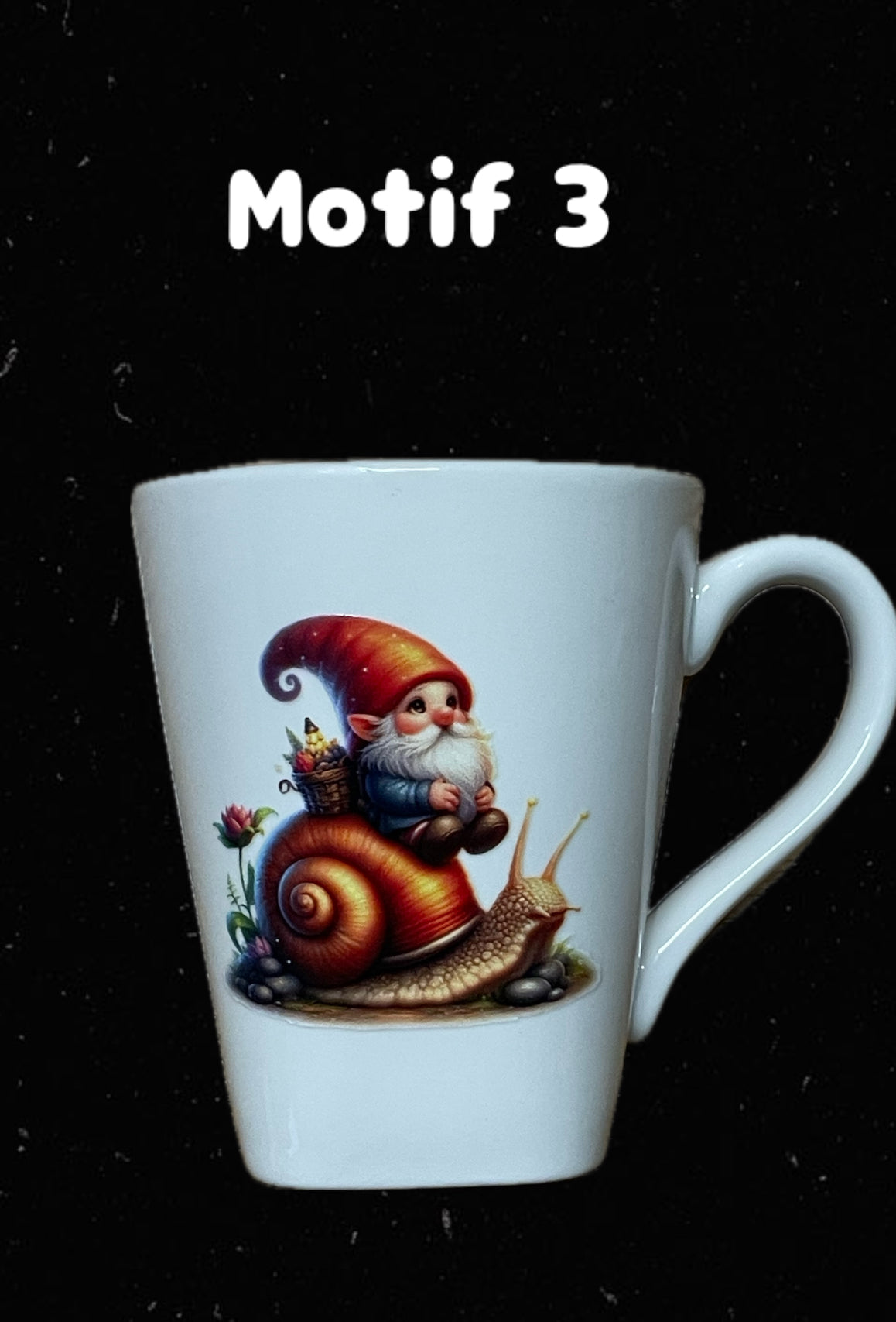 tasse a café ou thé motif escargot