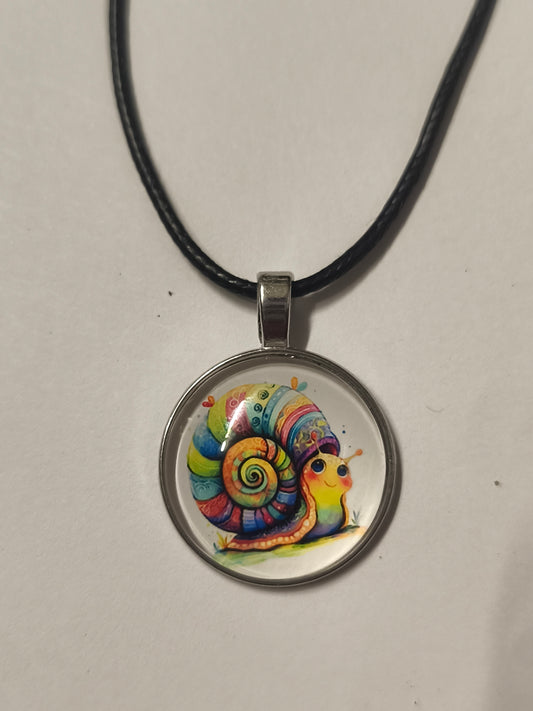 Collier motif escargot #3
