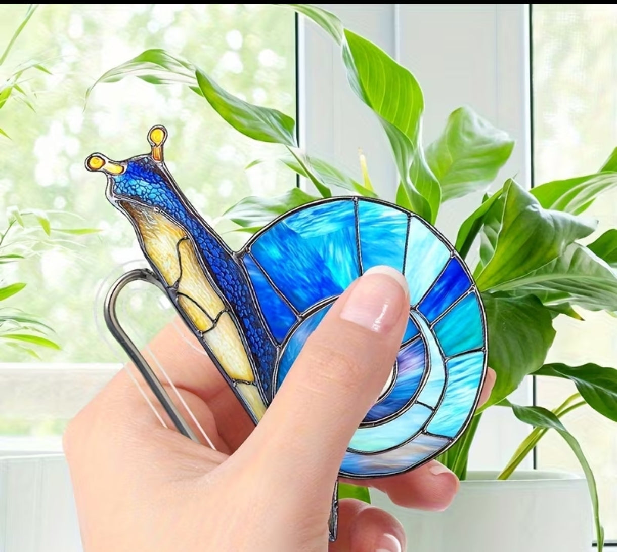 Décoration Escargot  pour  plante en pot