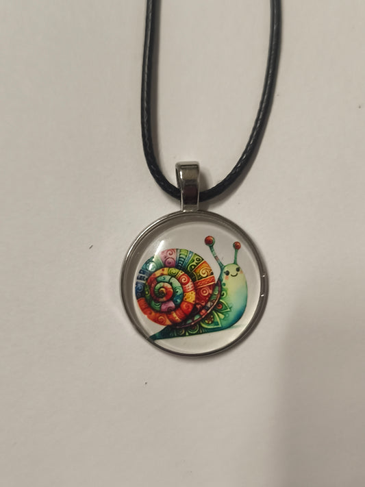 Collier motif escargot #7