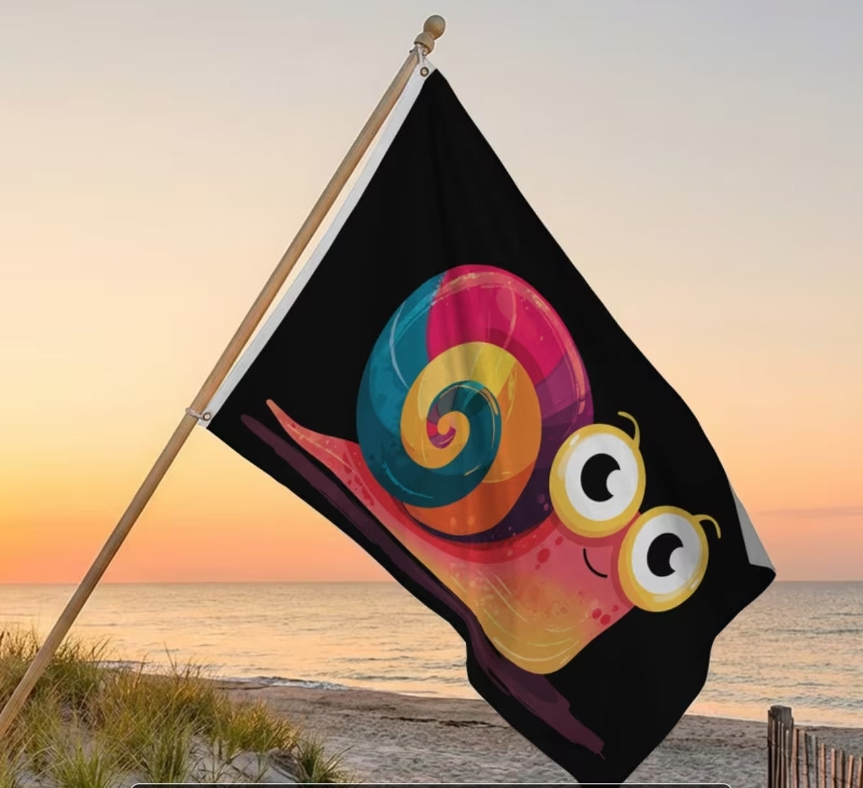 Drapeau escargot