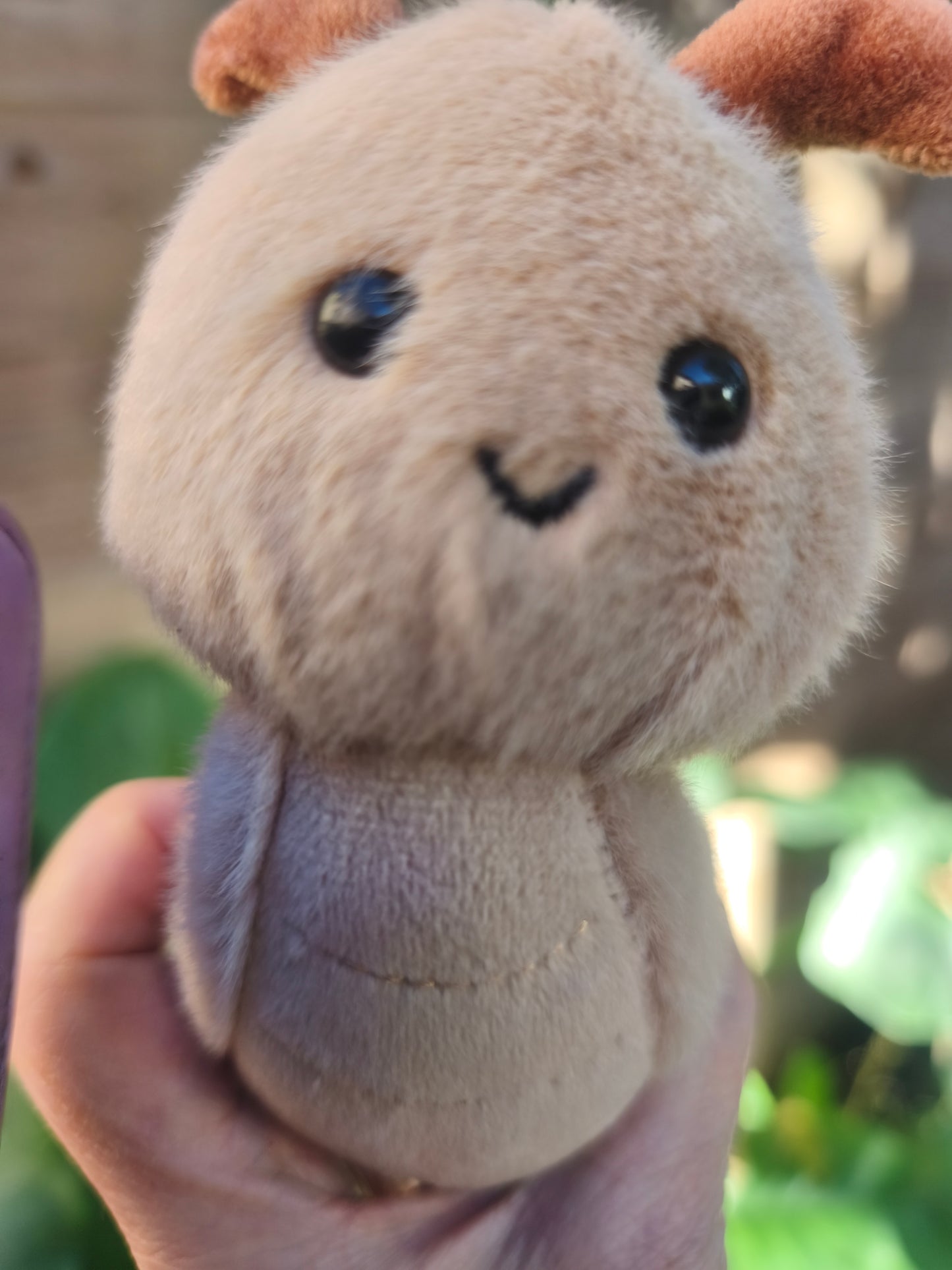 Peluche motif escargot porte clé