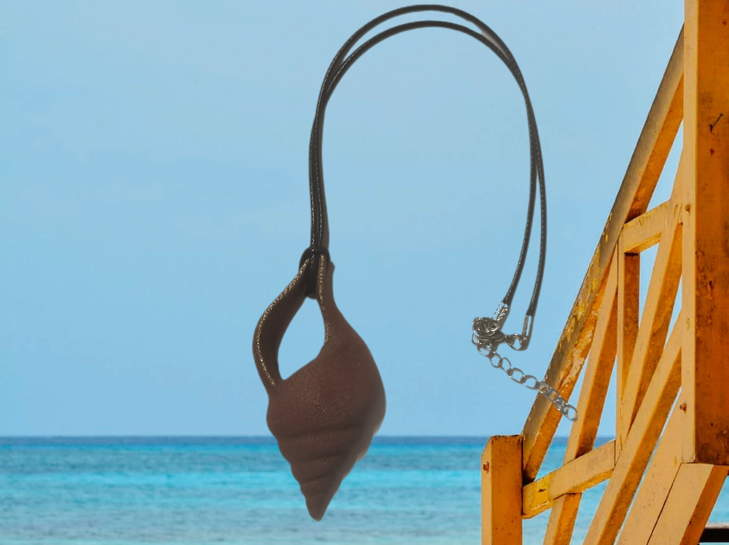 collier bijoux coquille escargot