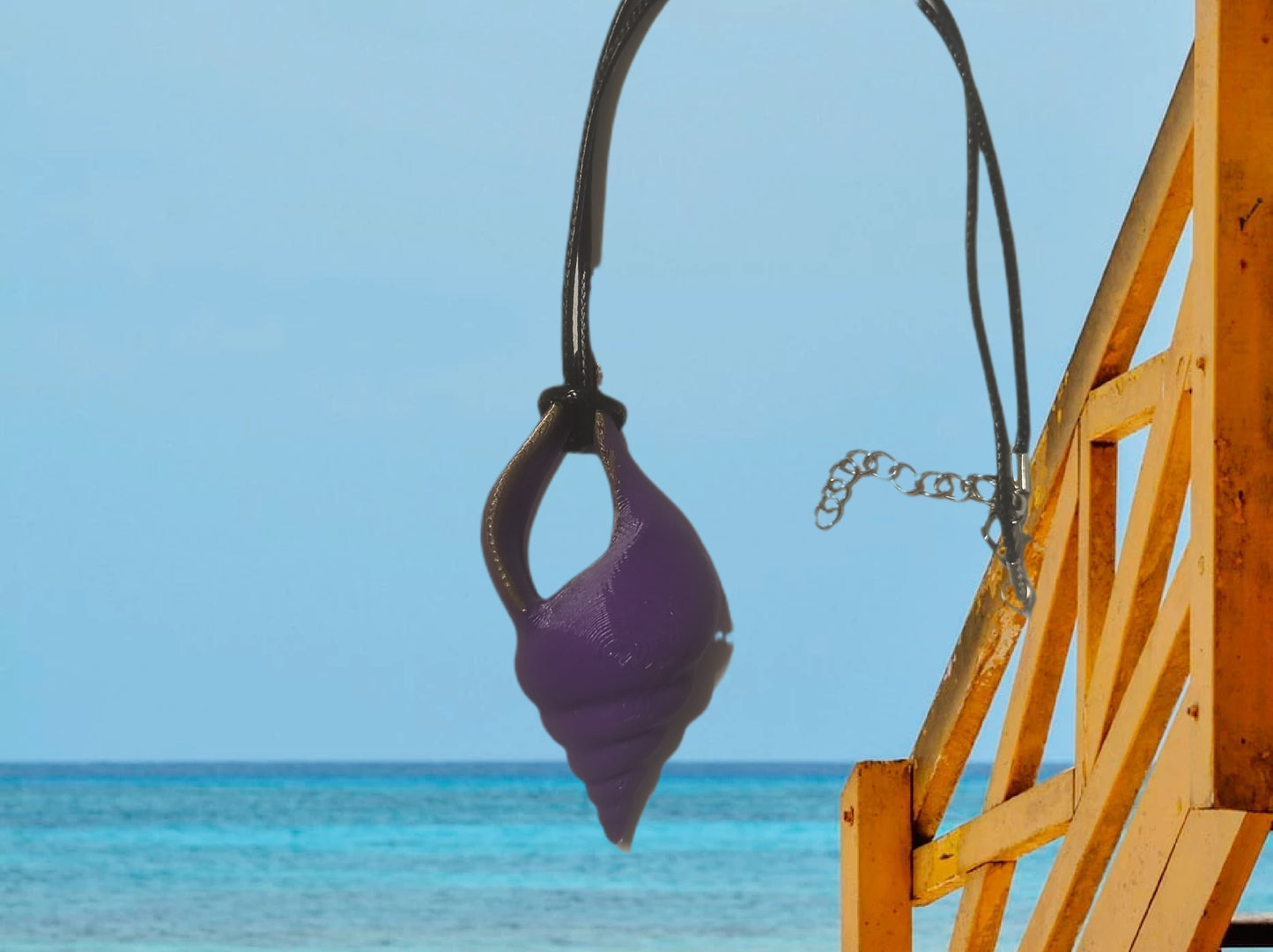 collier bijoux coquille escargot