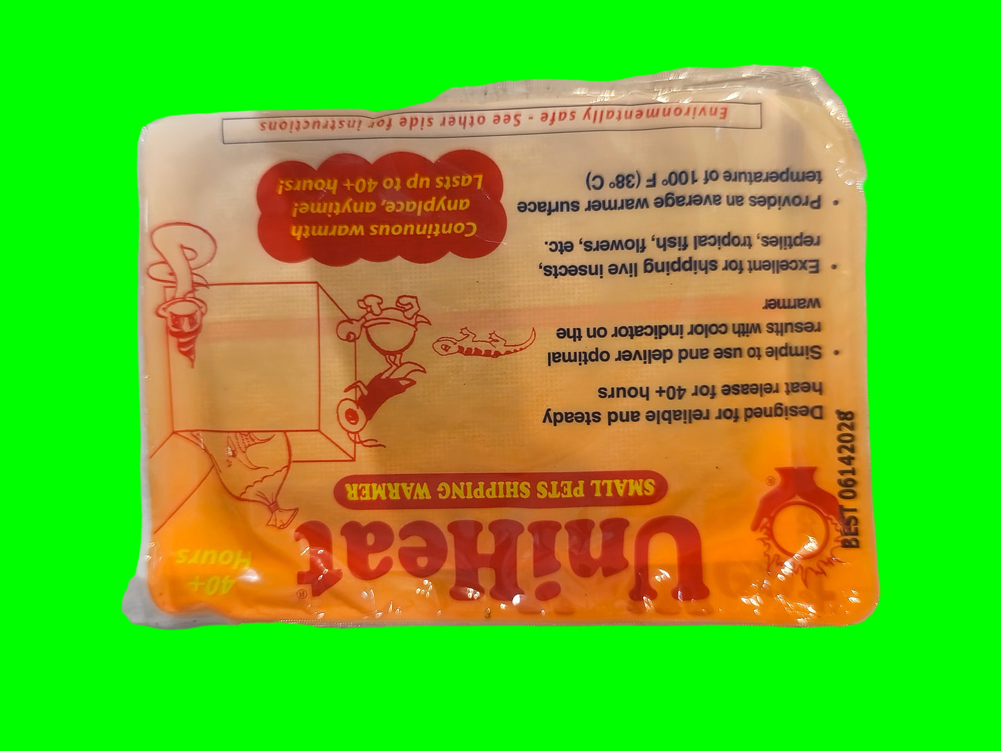 chaufferette pour transport animalier 40 H ou 72 H