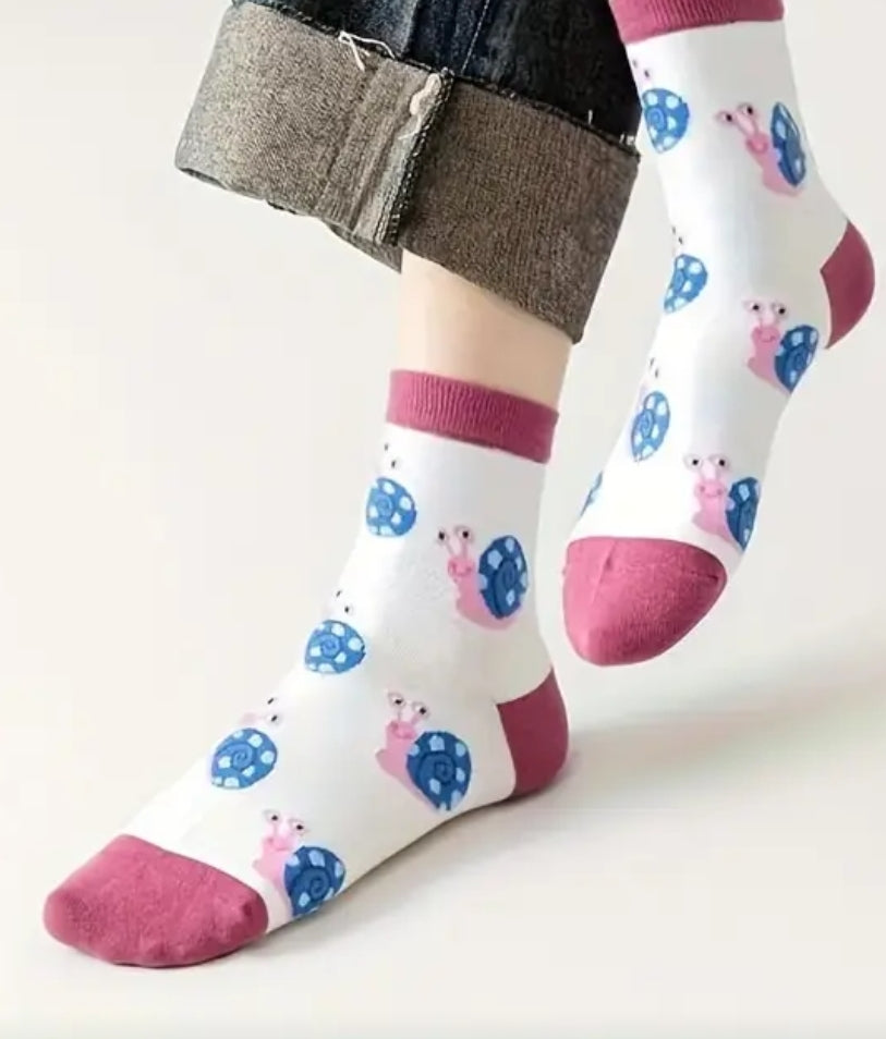 chaussettes humoristique  escargot aux choix