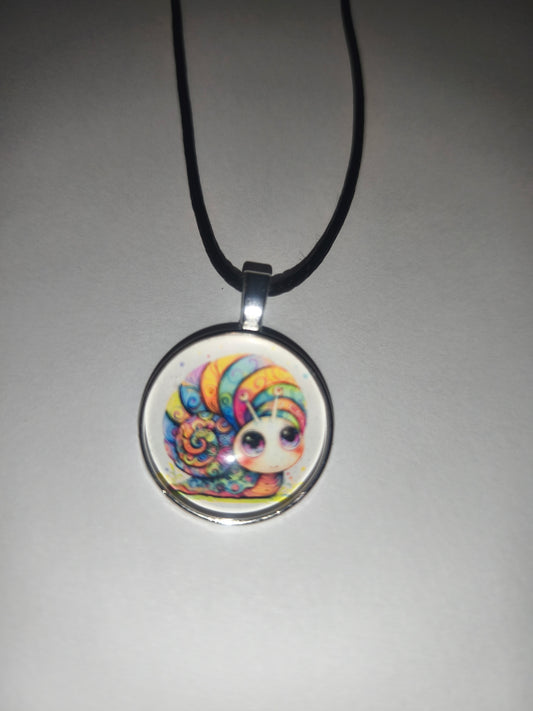 Collier motif escargot #9