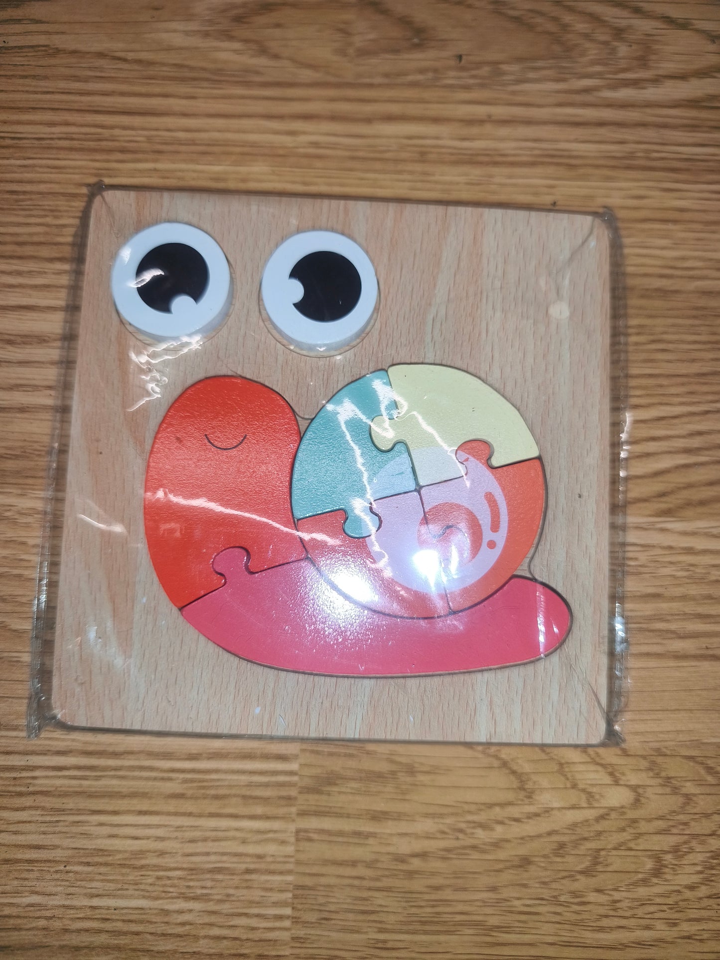 Puzzle en bois escargot